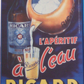 poster RICARD TOUJOURS L'APERITIF A L'EAU