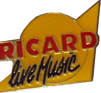 pin's RICARD LIVE MUSIC