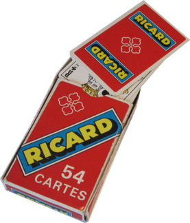 jeu de cartes RICARD